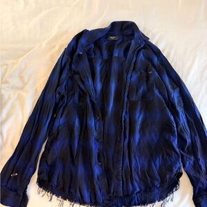 Amiri Men’s  Blue Jacket flannel